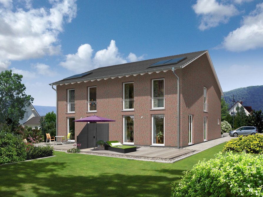 Doppelhaus-Aura-125-Garten-Klinker